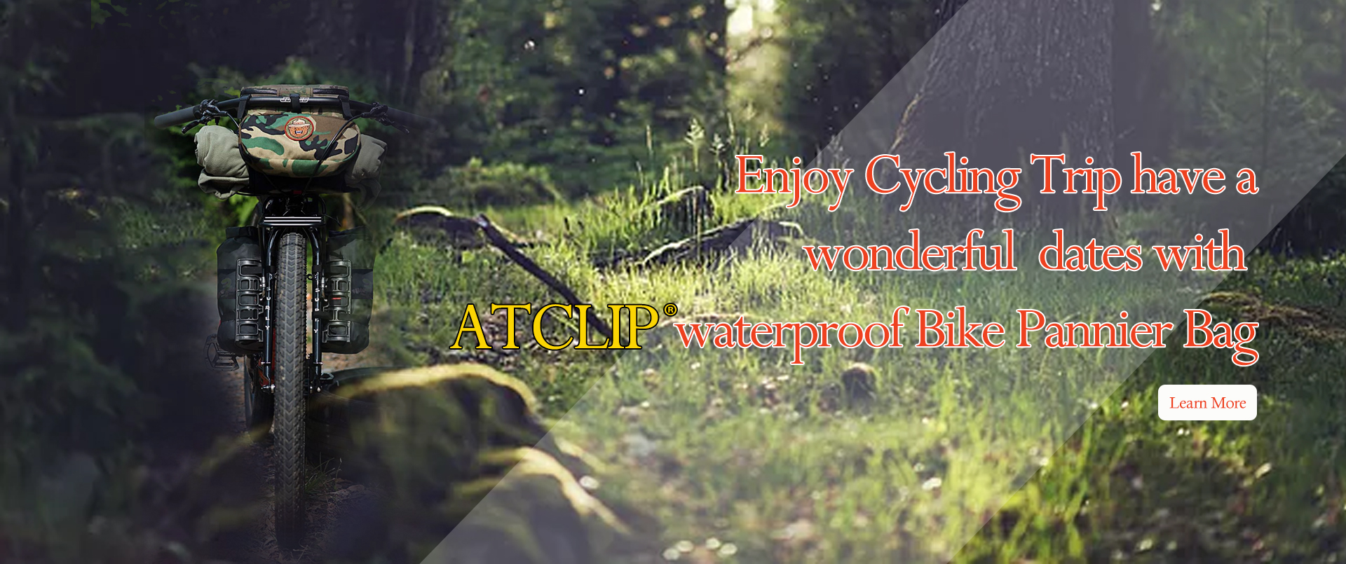 ATCLIP Waterproof bike pannier big