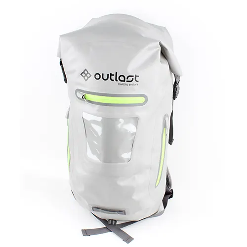 China Affordable Waterproof Backpack Slim Style Roll Top Dry Sack manufacturer